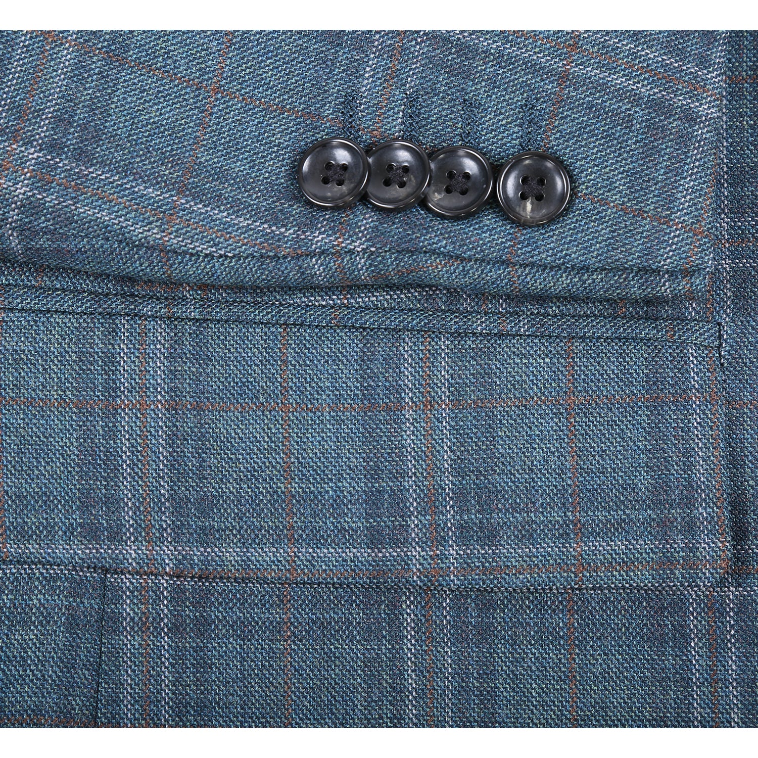 Alessandro Vitello Classic Fit Plaid Sport Coat