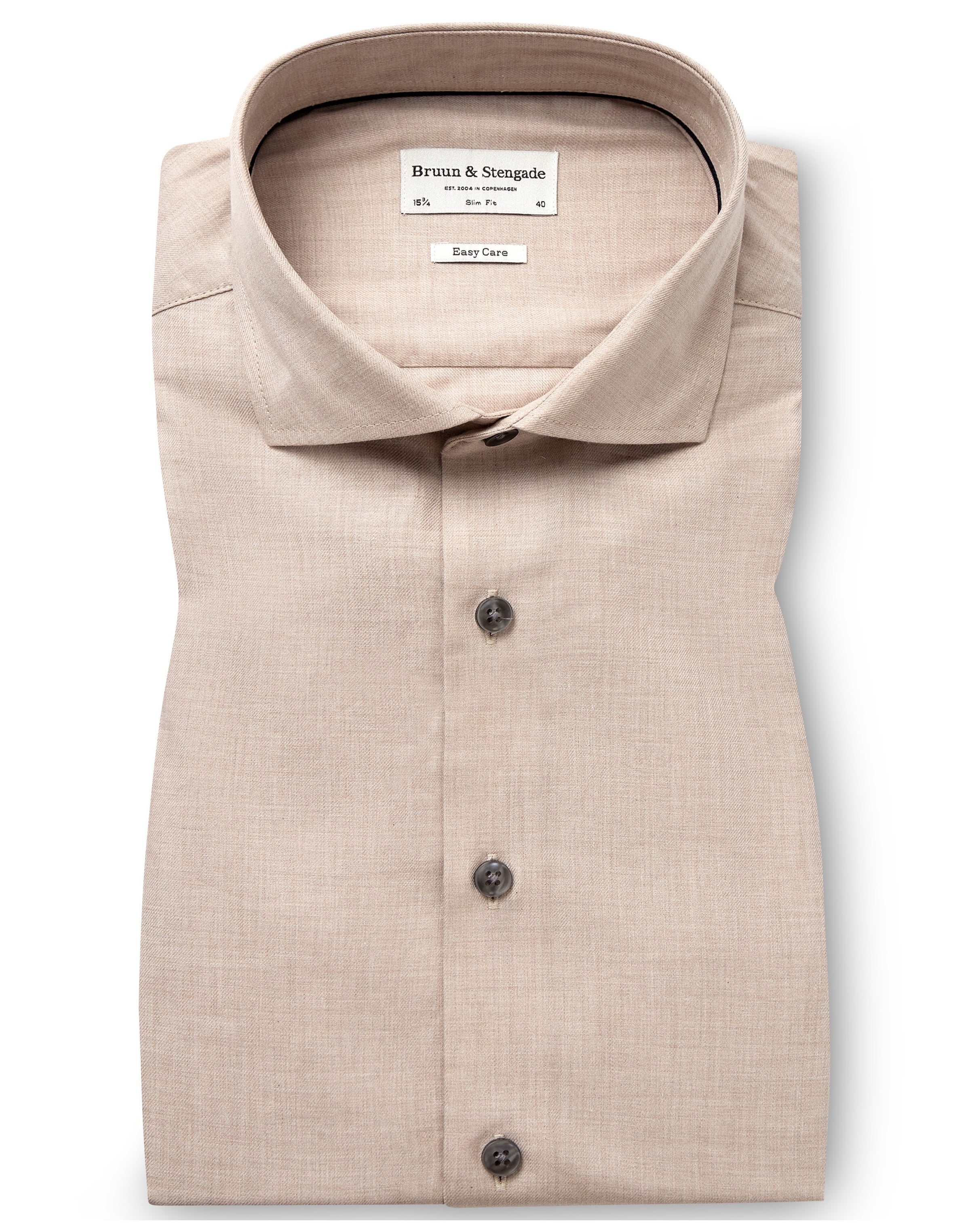 Bruun & Stengade Chapmann Slim Fit Texture Woven Dress Shirt