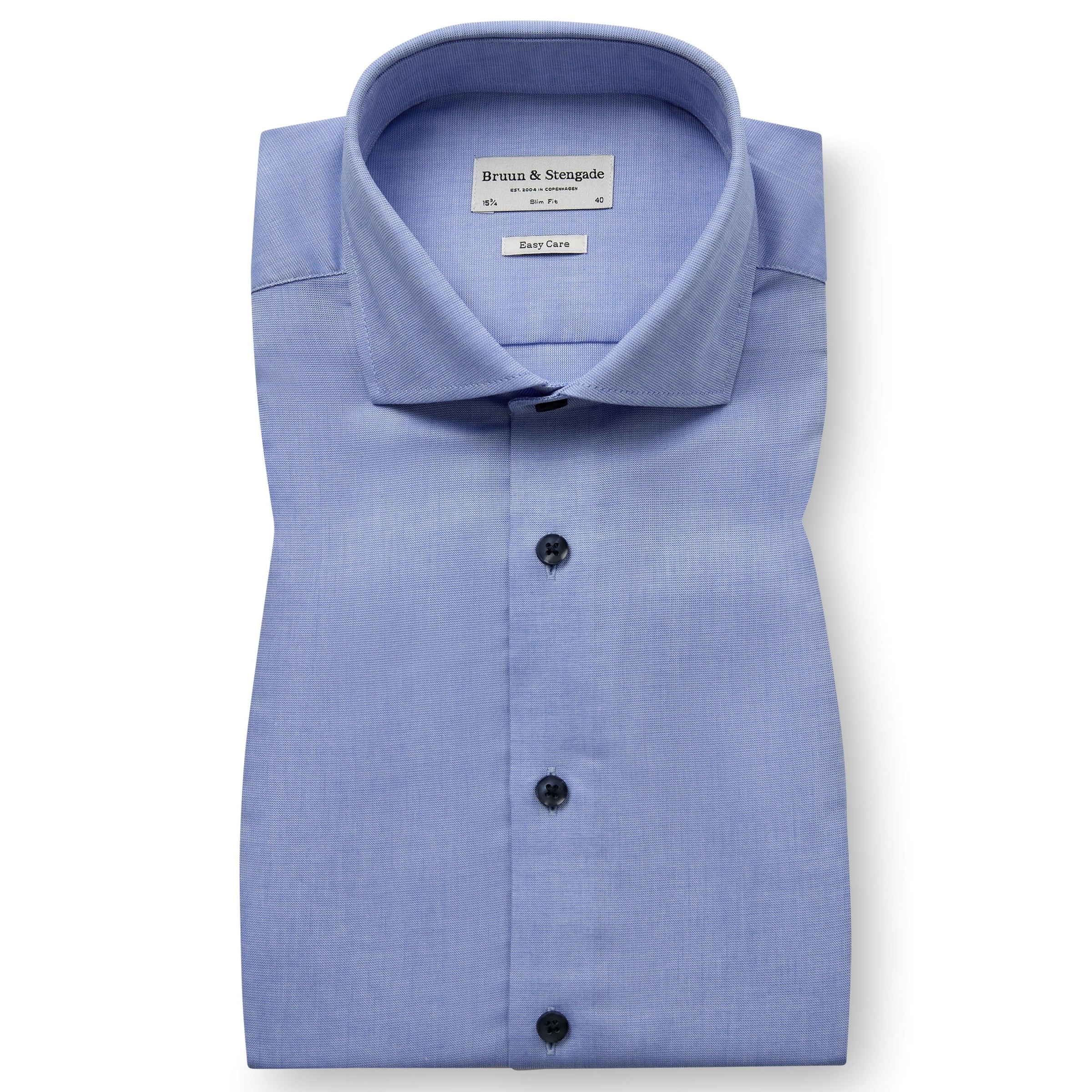Bruun & Stengade Hendrik Slim Fit Texture Woven Dress Shirt
