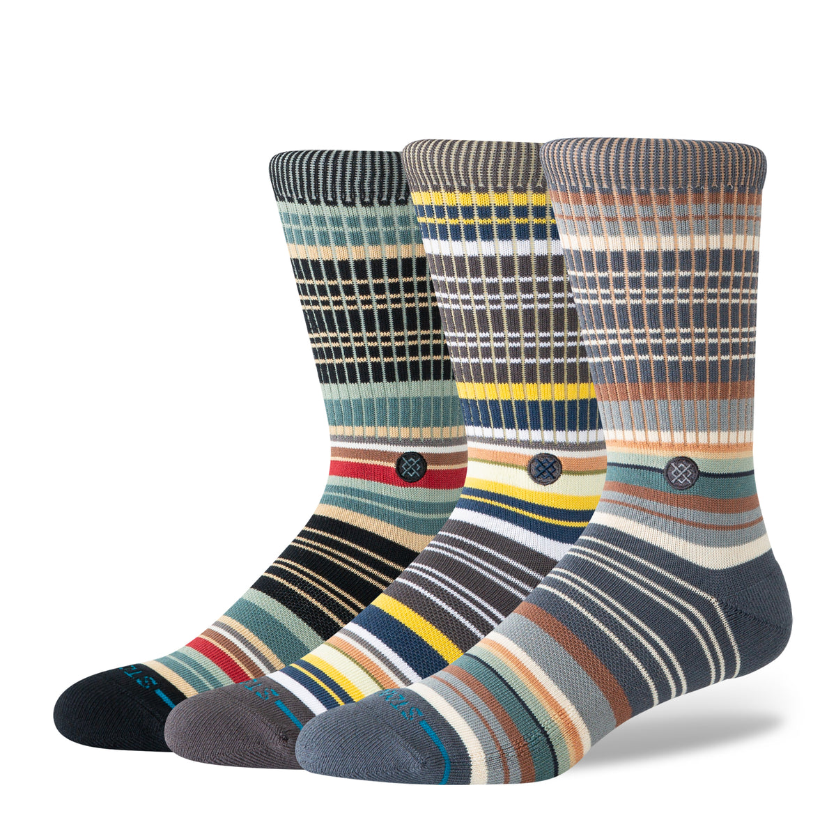 Stance Jorongo Combed Cotton Crew 3-Pack Socks