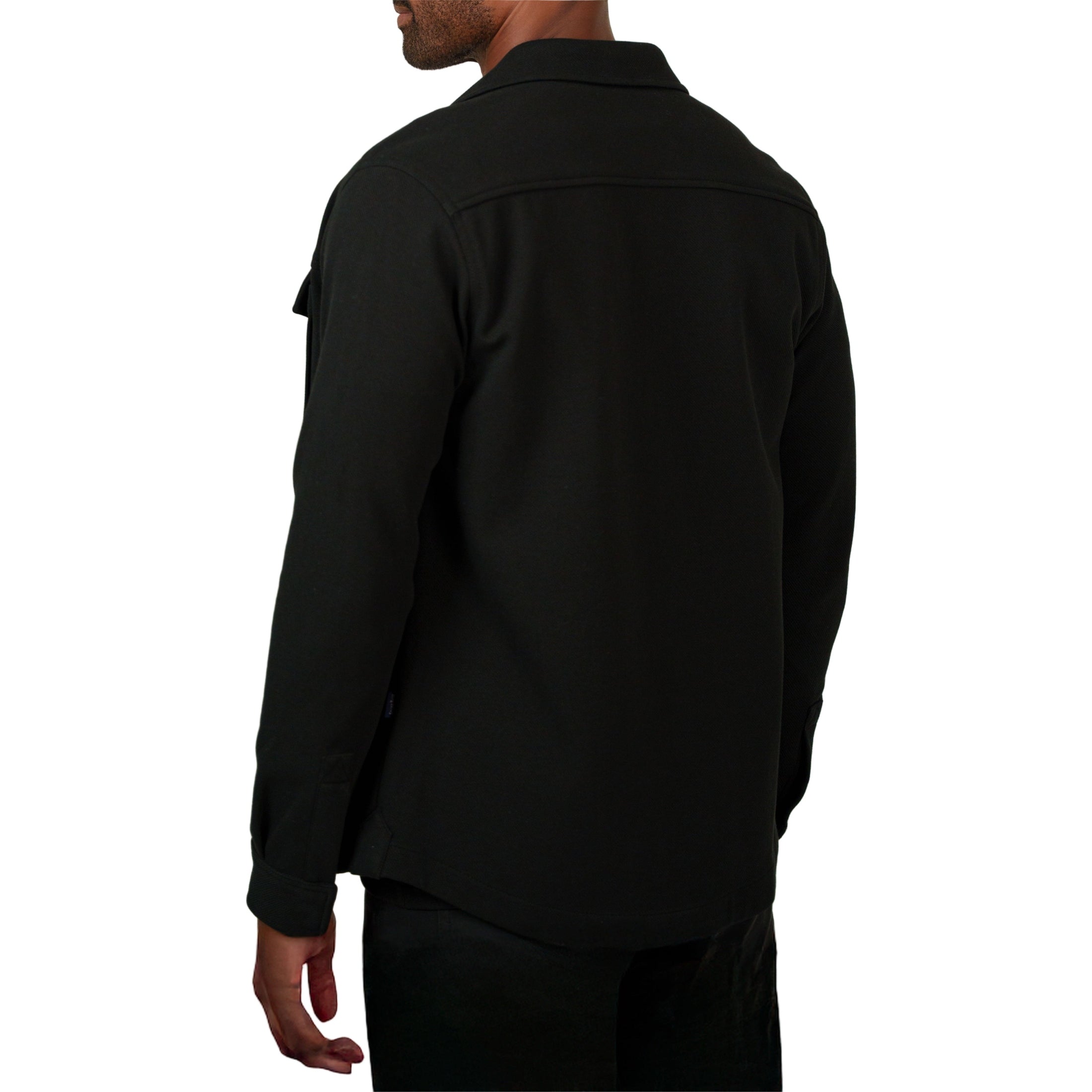 Stone Rose Studio Knit Stretch Twill Shirt Jacket