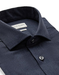 Bruun & Stengade Kinney Slim Fit Texture Woven Dress Shirt