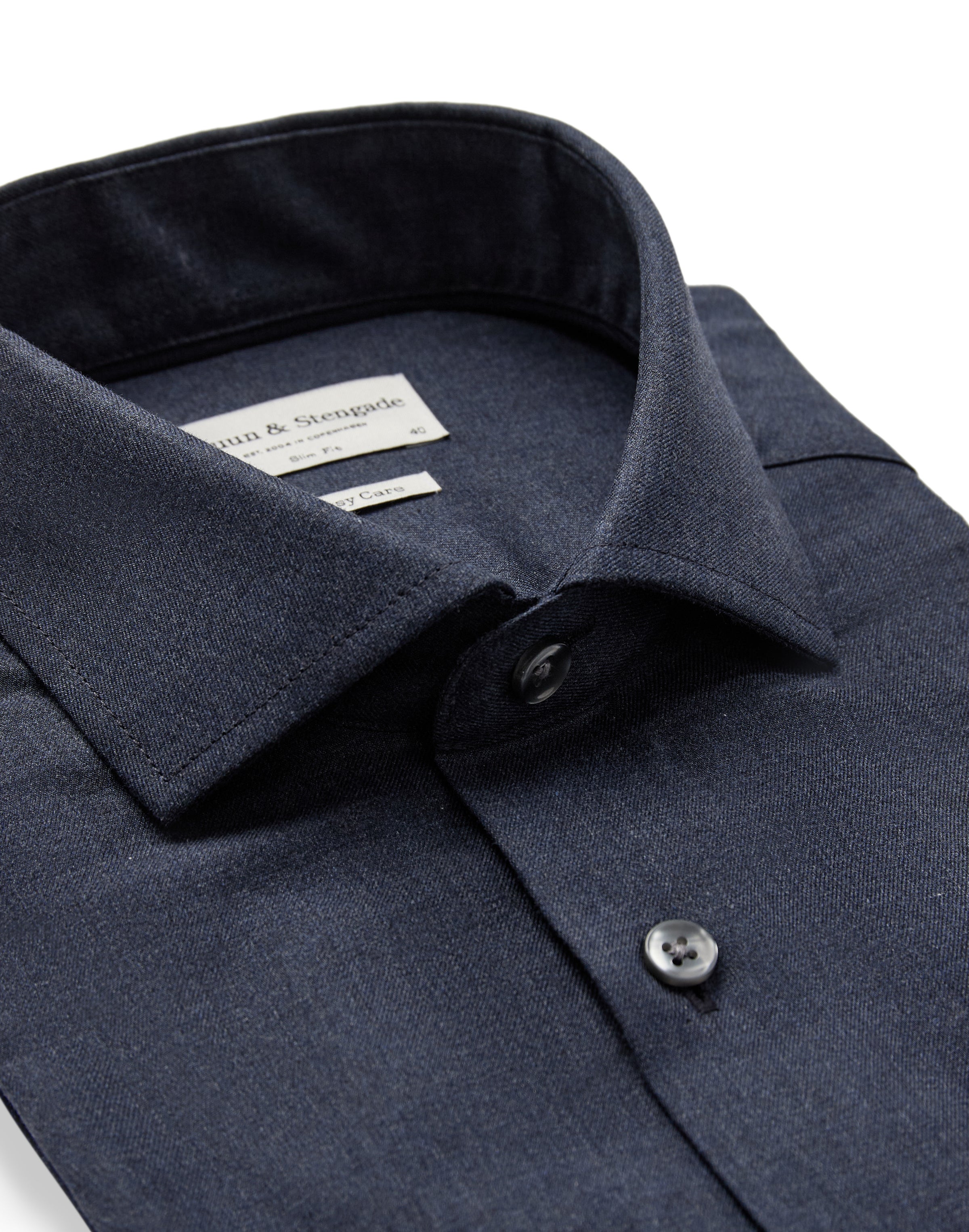 Bruun & Stengade Kinney Slim Fit Texture Woven Dress Shirt