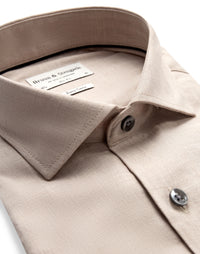 Bruun & Stengade Chapmann Slim Fit Texture Woven Dress Shirt