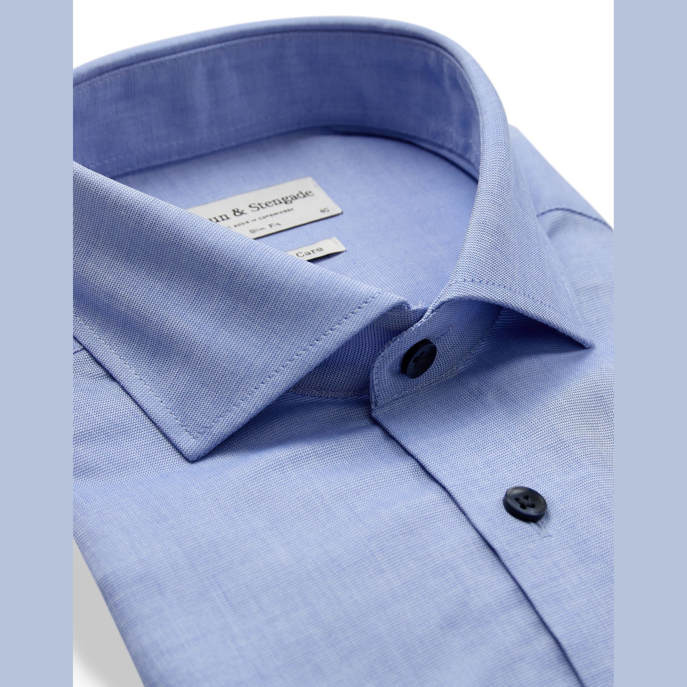 Bruun & Stengade Hendrik Slim Fit Texture Woven Dress Shirt