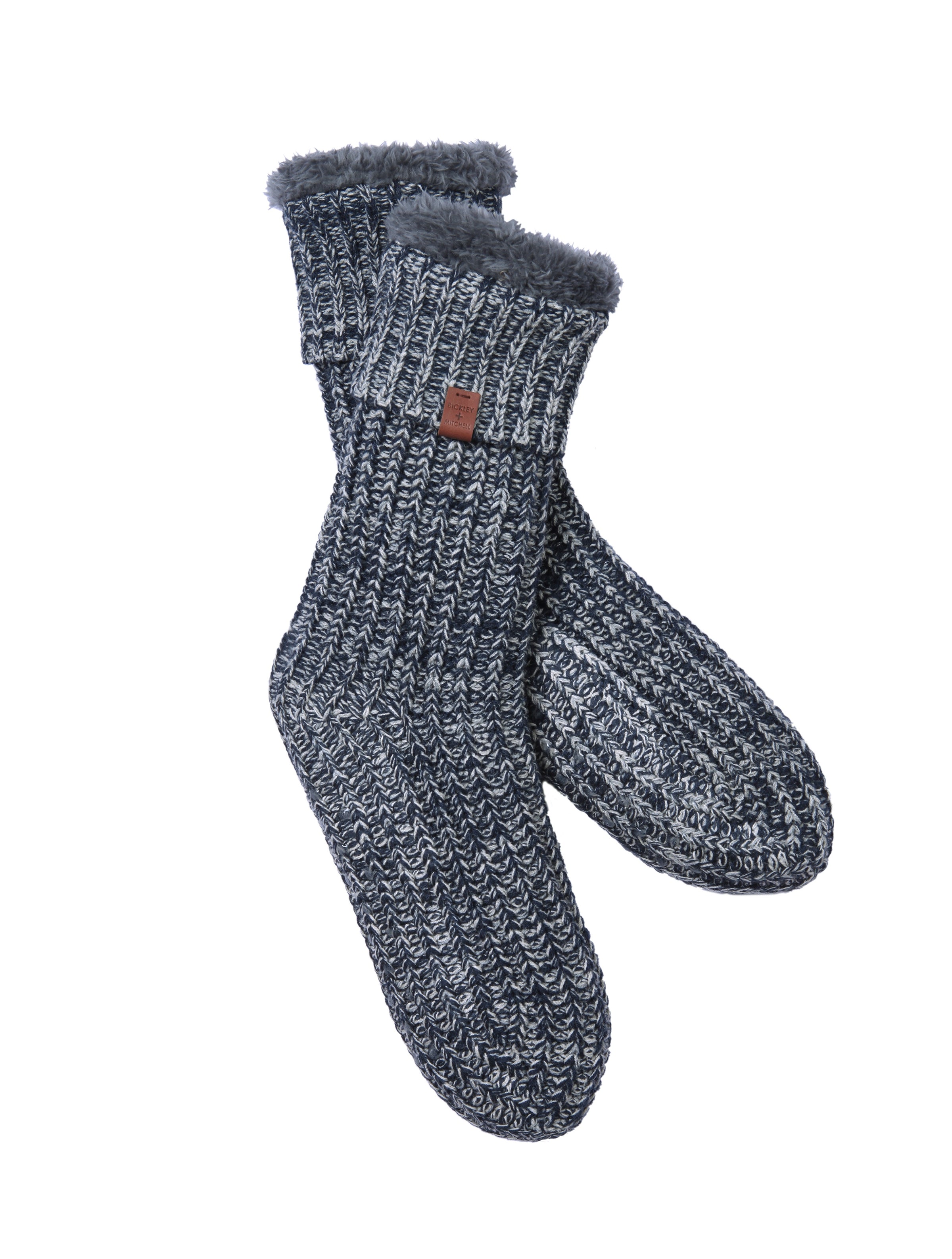Bickley + Mitchell Sherpa Interior Thick Slipper Socks