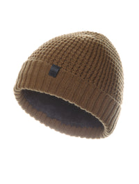 Bickley + Mitchell Sherpa Lined Interior Thick Knit Cuffed Beanie