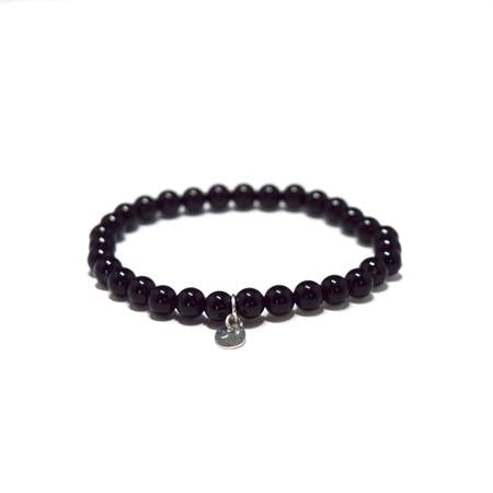 J. Andrew Black Onyx Stretch Bracelet