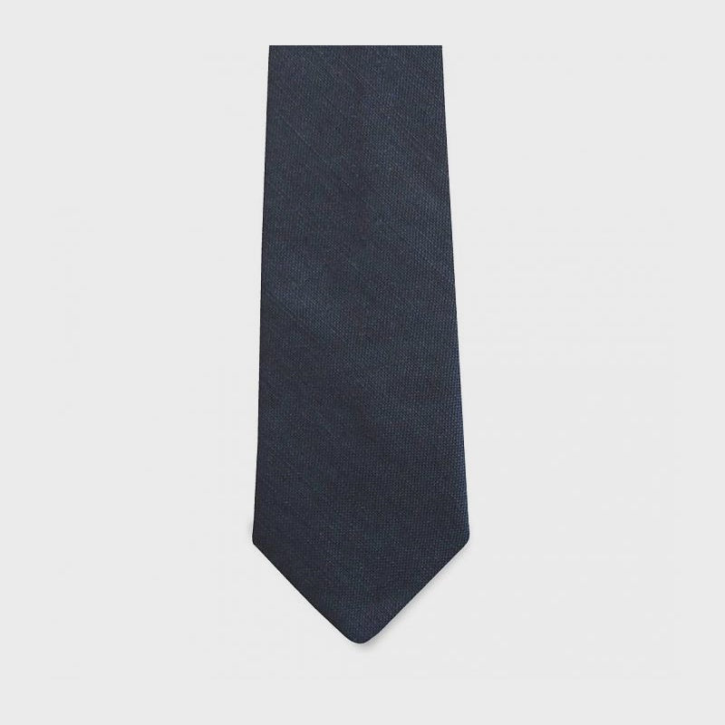 PSC The Diplomat Navy Linen Tie