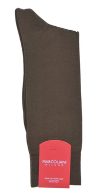 Marcoliani 3868 Pima Cotton Lisle Classic Plain Dress Socks