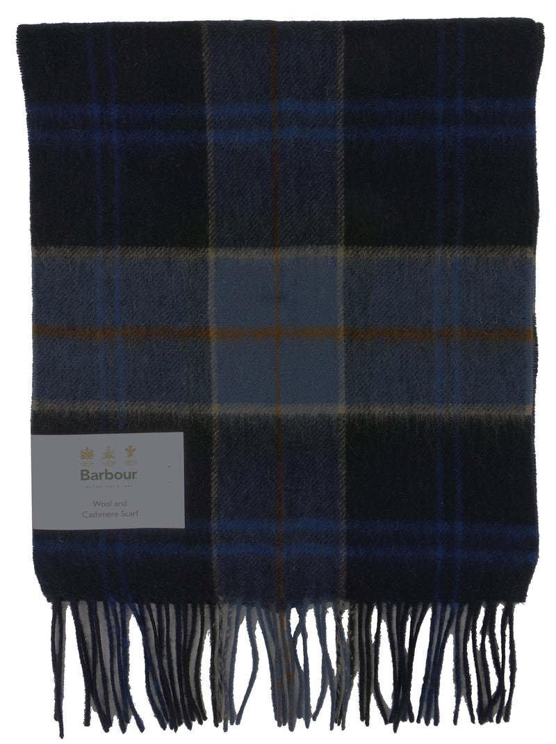 Barbour Lambswool and Cashmere Soft Tartan Scarf