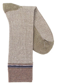 Marcoliani 4345 Pique Knit Linen Cotton Blend Socks