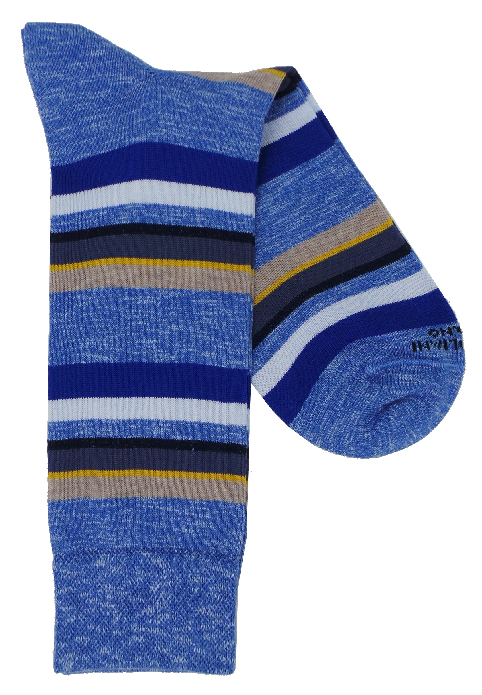 Marcoliani 4522 Eclectic Stripe Cotton Blend Socks