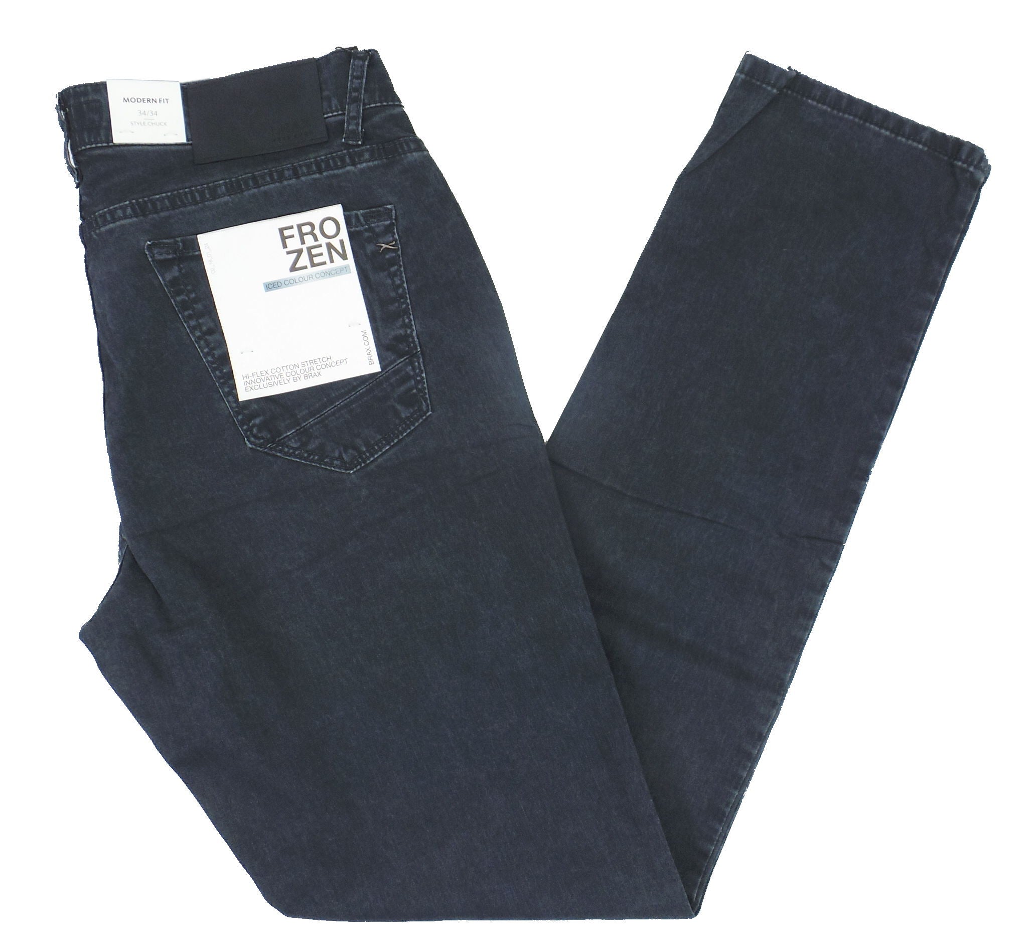 BRAX Chuck Modern Fit Hi-Flex Stretch Frozen Color 5 Pocket Pants – Seattle  Thread Company