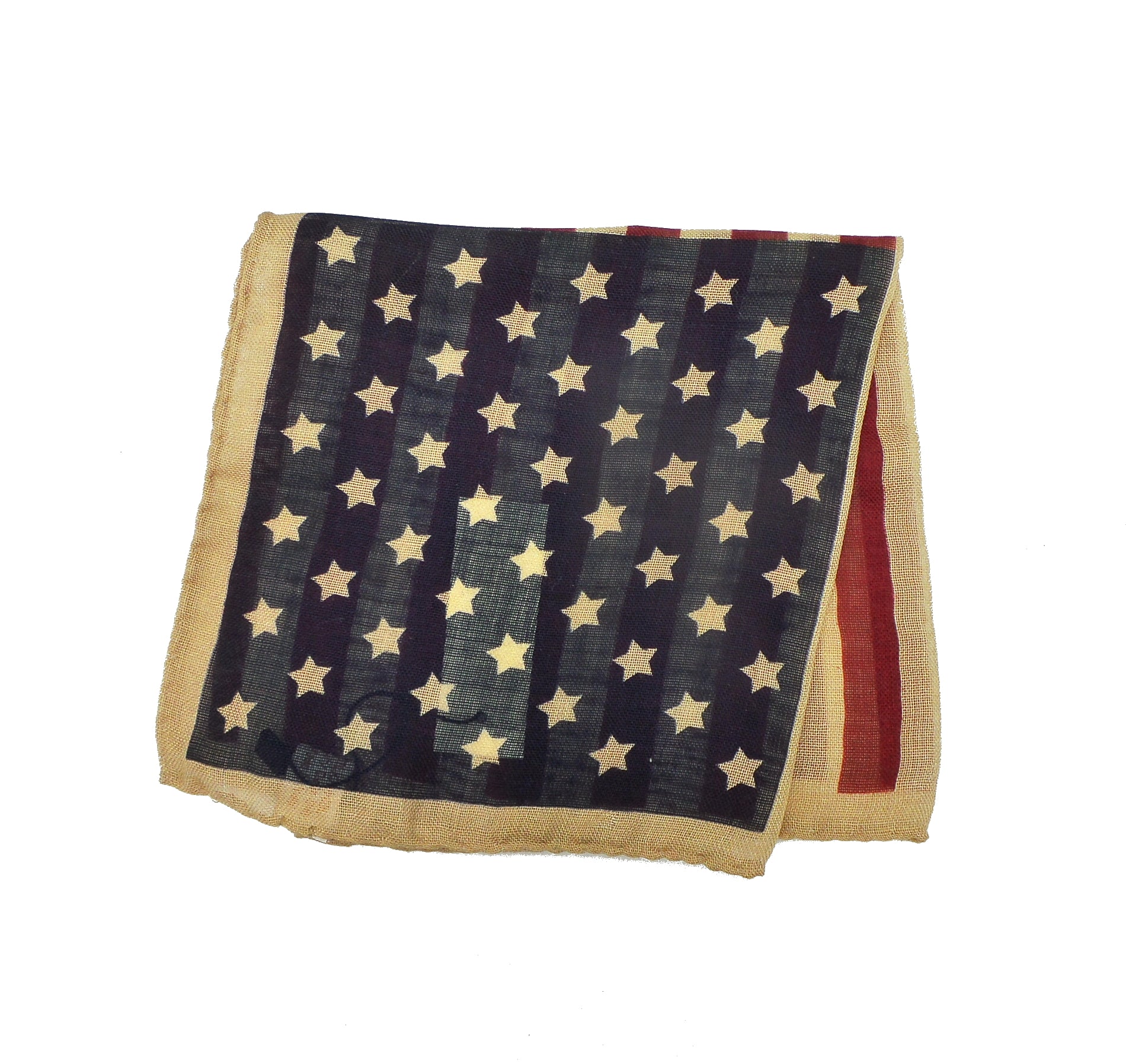 Ruth Graves Silk Wool Print Pocket Square
