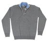 Codice Lightweight Fine Gauge Cotton 1/4 Zip LS Crew
