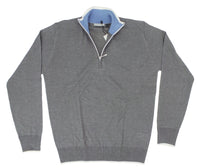Codice Lightweight Fine Gauge Cotton 1/4 Zip LS Crew