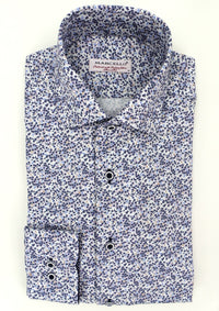 Marcello Sport Slim Fit Roll Collar Shirt