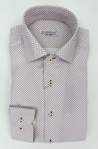 Marcello Sport Slim Fit Roll Collar Shirt