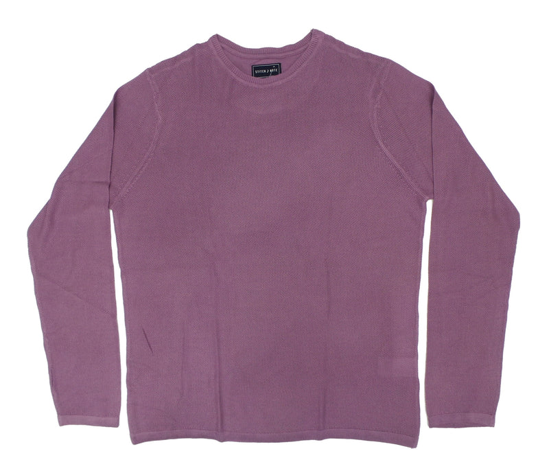 Stitch Note Bamboo Crew Neck LS Knit