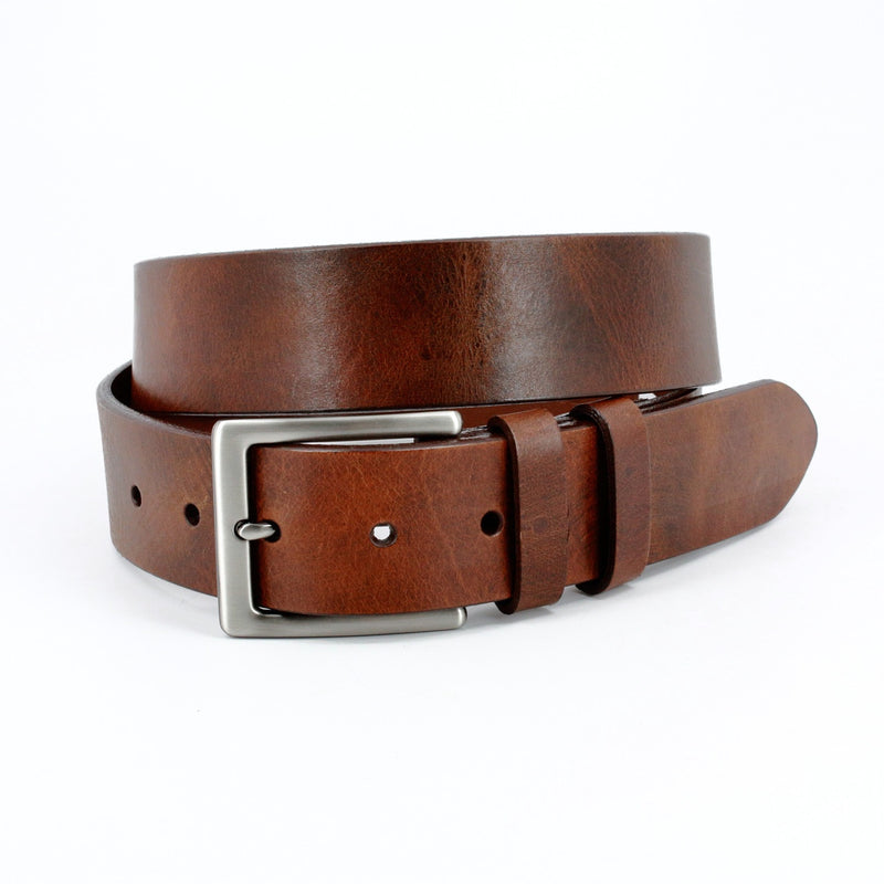 Torino Italian Polished Calfskin Leather Belt