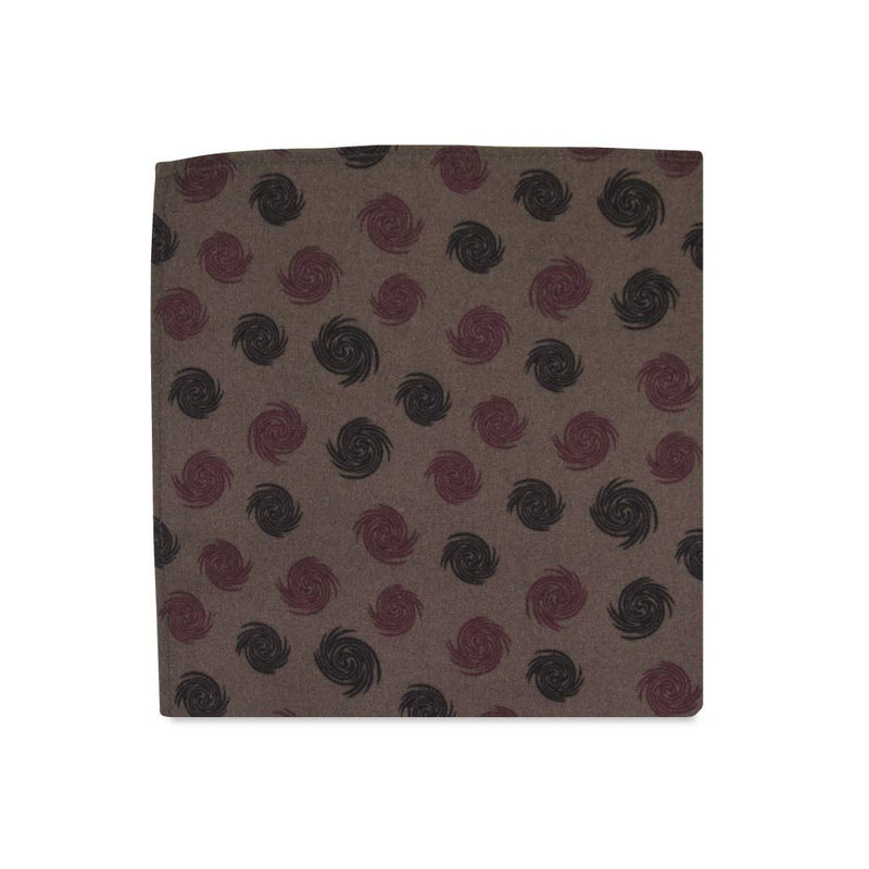 PSC Bailey Swirl Geo Pattern Pocket Square