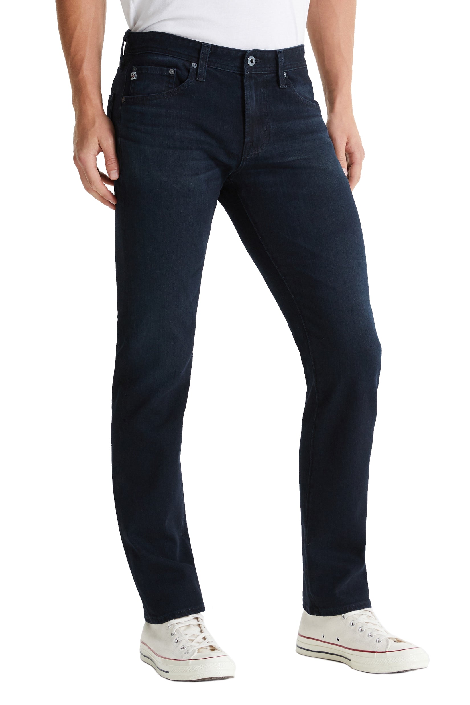 AG Adriano Goldschmied Jeans Mens Size 36X32 Black Denim Graduate Tailored  Leg