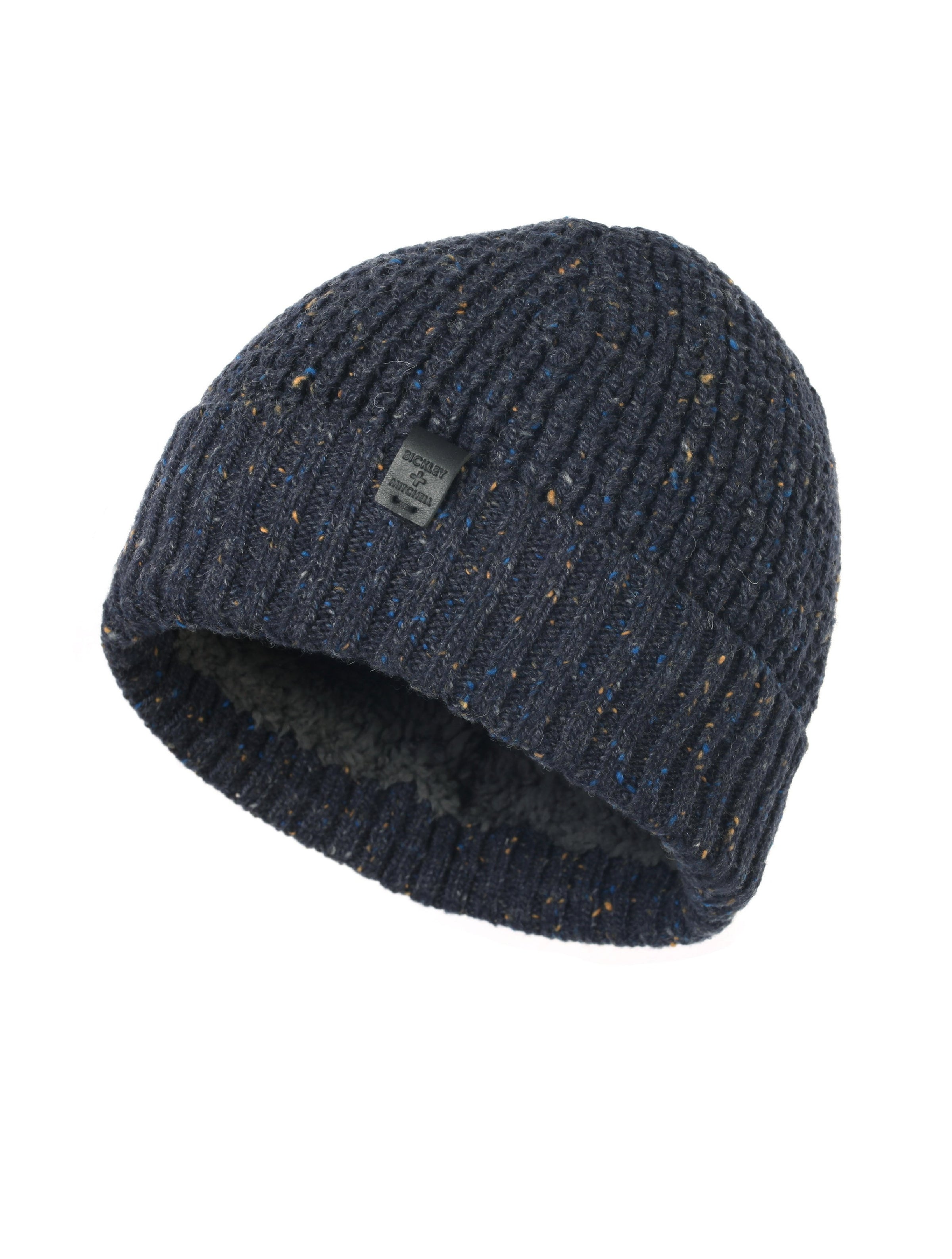 Bickley + Mitchell Sherpa Lined Thick Knit Cuffed Beanie