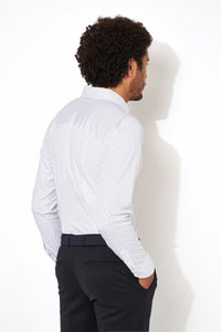 Desoto Geo Pattern Print Jersey Knit Shirt