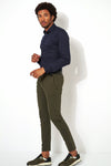 Desoto Geo Pattern Print Jersey Knit Shirt