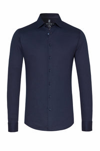 Desoto Geo Pattern Print Jersey Knit Shirt