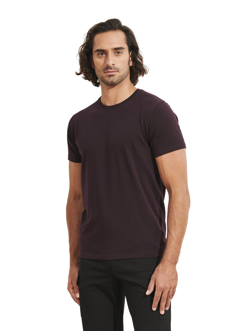 Patrick Assaraf Peruvian Pima Cotton Short Sleeve Crew Neck T-Shirt