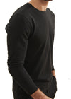 Patrick Assaraf Peruvian Pima Cotton LS Crew Neck T-Shirt