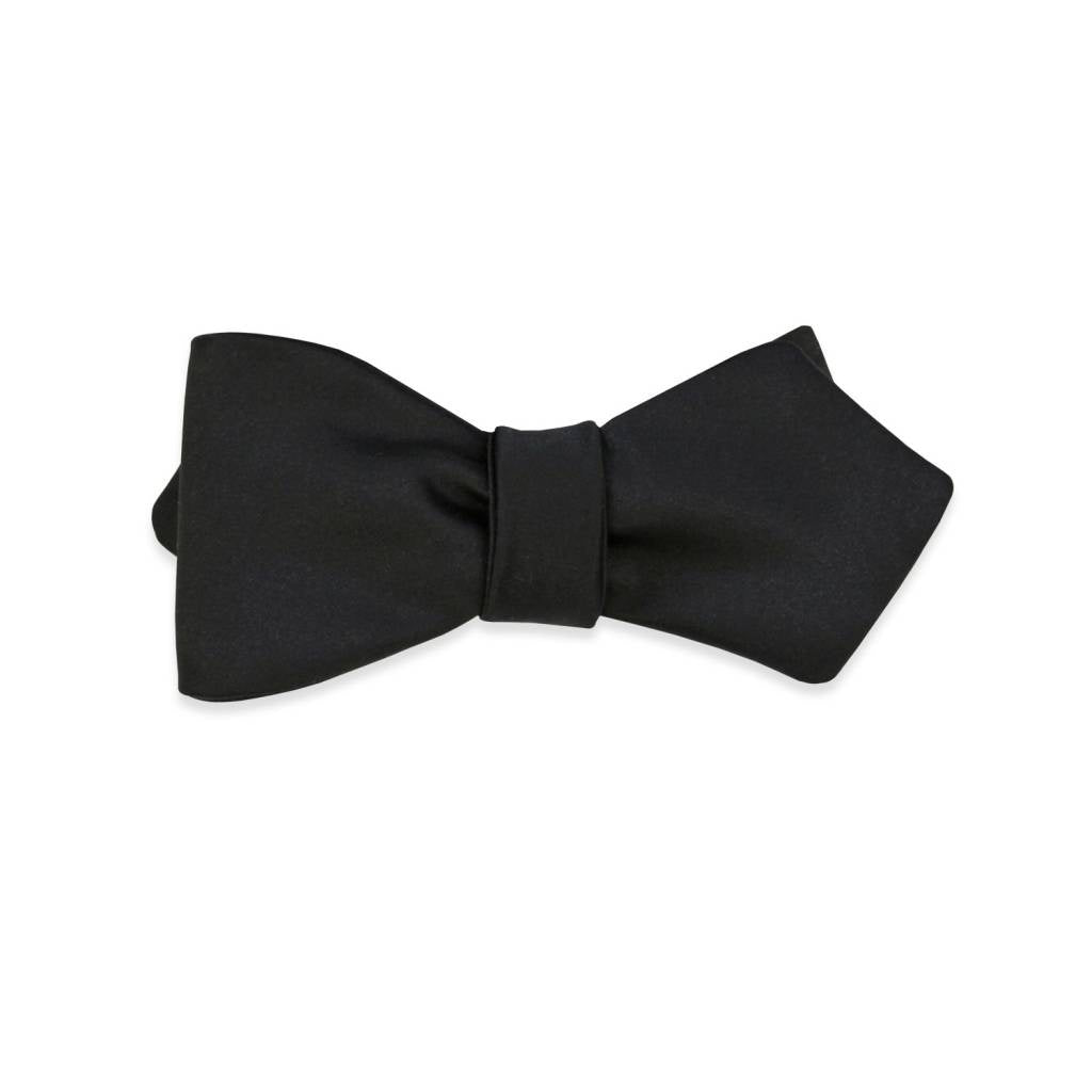 PSC The Wallace Silk Satin Diamond Point Bow Tie