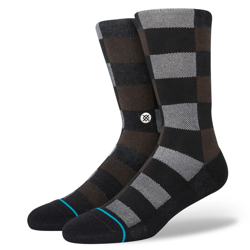 Stance Triple Check Butter Blend Mid Cushion Crew Sock