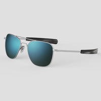 Randolph Engineering Aviator Matte Chrome Sunglasses