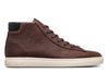 CLAE Bradley Mid Cocoa Oiled Leather Sneakers