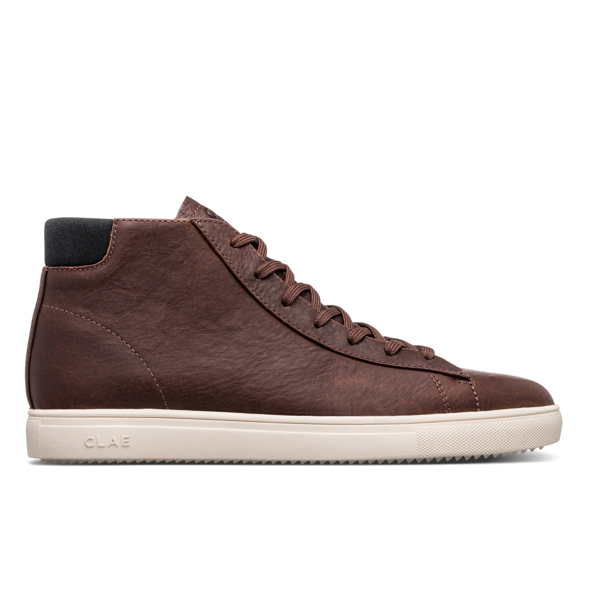 CLAE Bradley Mid Cocoa Oiled Leather Sneakers – Seattle 