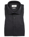 Bruun & Stengade Miles Slim Fit Black Dress Shirt