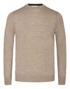 Bruun & Stengade Jupiter Textured Wool Blend Crew Neck Sweater