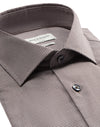 Bruun & Stengade Tusk Slim Fit Woven Pattern Dress Shirt