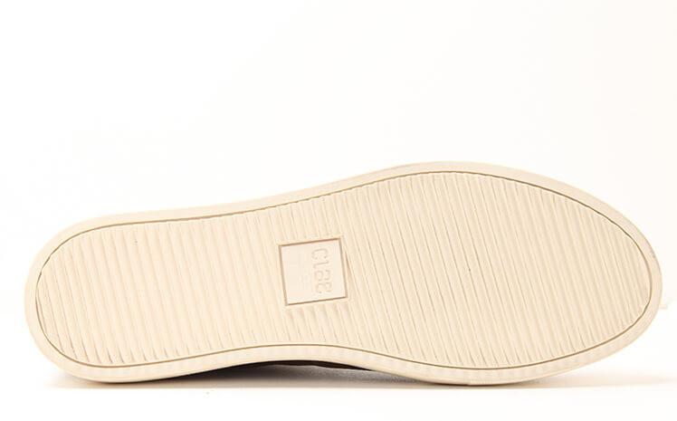 CLAE Bradley Mid Cocoa Oiled Leather Sneakers