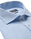 Bruun & Stengade Modern Fit Bruno Woven Stripe Pattern Shirt