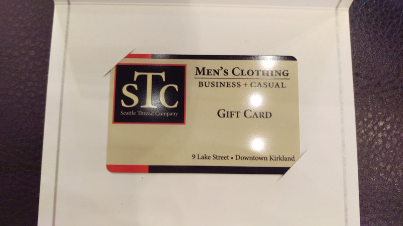 Seattle Thread Company Plastic In-Store Gift Card