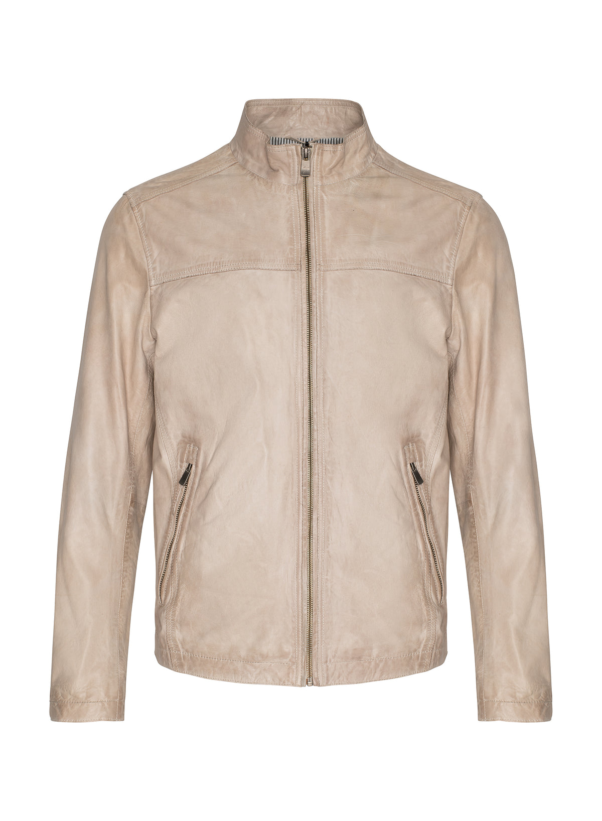 Regency Lucio Soft Lamb Leather Lightweight Bomber Jacket