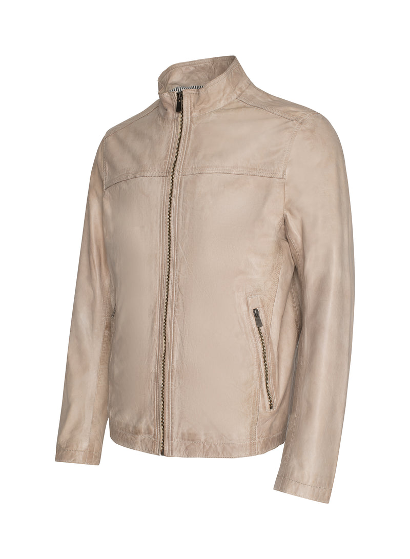 Regency Lucio Soft Lamb Leather Lightweight Bomber Jacket