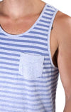 Civil Society Festival Step Up Soft Knit Striped Tank Top