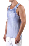Civil Society Festival Step Up Soft Knit Striped Tank Top