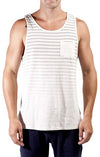 Civil Society Festival Step Up Soft Knit Striped Tank Top