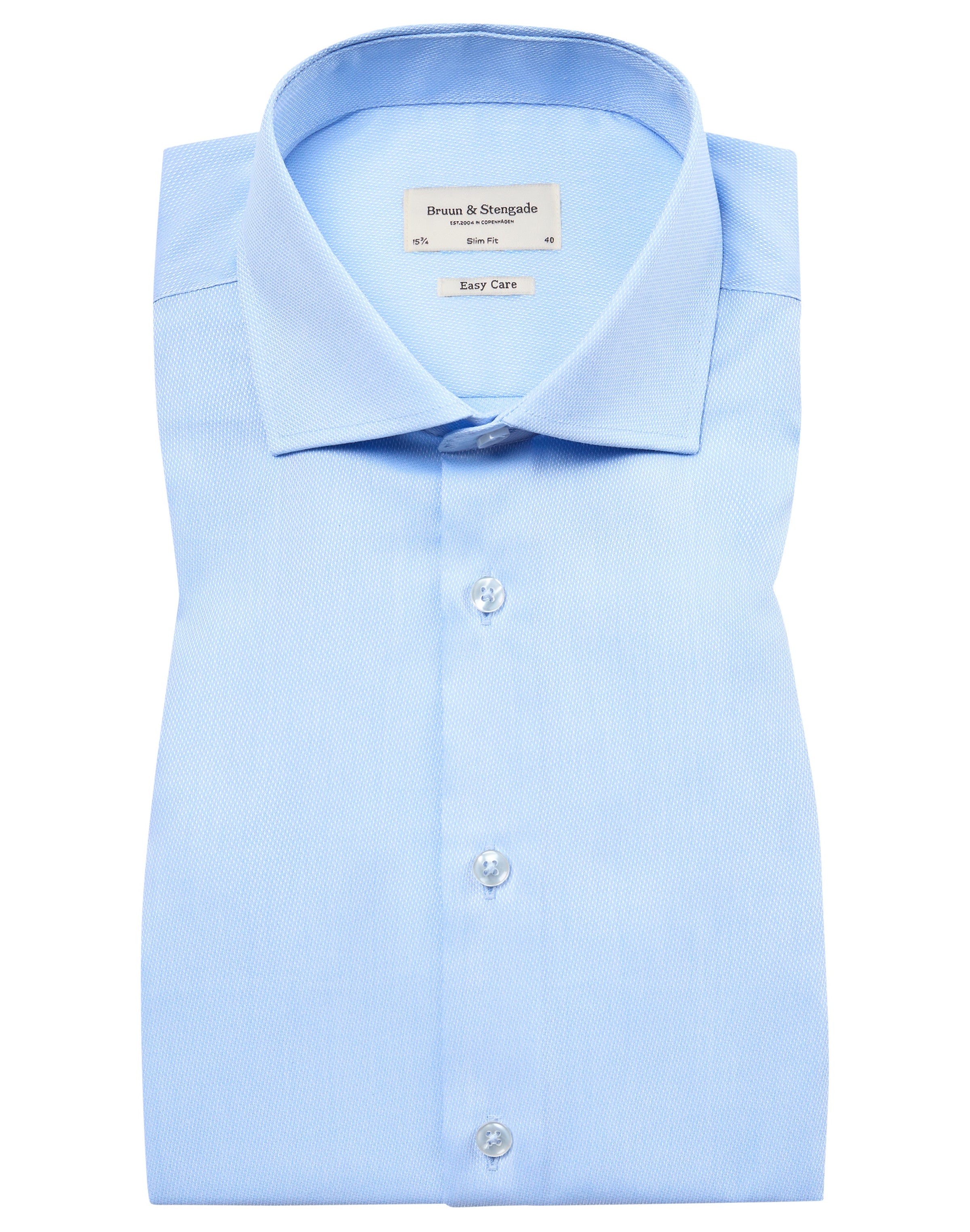 Bruun & Stengade King Slim Fit Texture Woven Dress Shirt